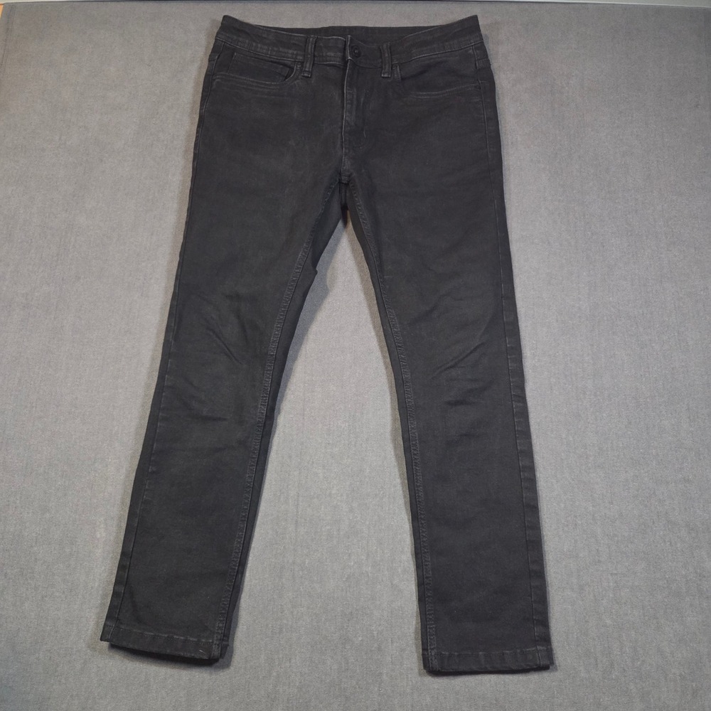 The Perfect Jean Skinny Fit Jeans Mens 31x28 Black Stretch Denim 8168